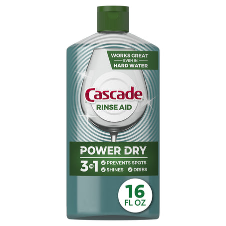 Cascade Power Dry Dishwasher Rinse Aid 16 fl oz