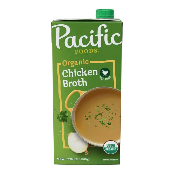 Pacific Foods Organic Free Range Chicken Broth 32 fl oz