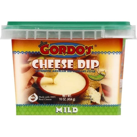 Gordo’s Foodservice Mild Queso Cheese Dip 16 oz