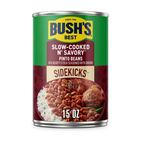 Bush's Best Sidekicks SlowCooked N' Savory Beans 15 oz
