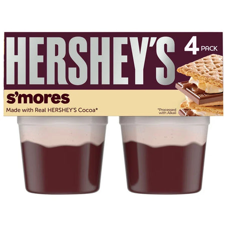Hershey's S'mores Ready-to-Eat Pudding Snack with Milk & Real Cocoa
