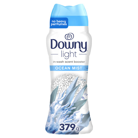 Downy Light Laundry Scent Booster Beads for Washer, Ocean Mist, No Heavy Perfumes