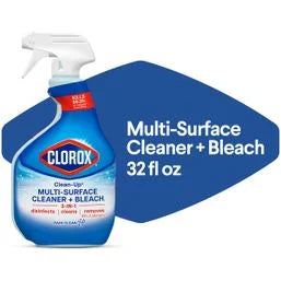 Clorox Clean-Up All Purpose Cleaner with Bleach, Spray Bottle, Rain Clean