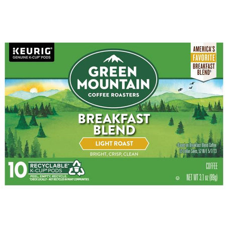 Green Mountain K-Cup Pods 10 ct