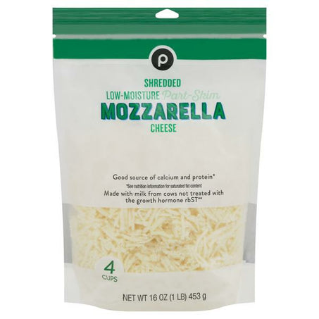 Publix Shredded Cheese, Part-Skim, Mozzarella 16 oz