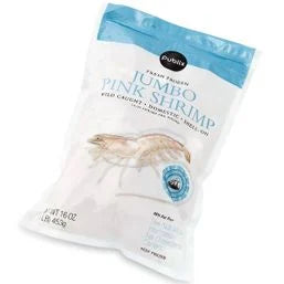 Publix Florida Pink Shrimp, Jumbo, 16-20 Shrimp/lb, Frozen, Wild