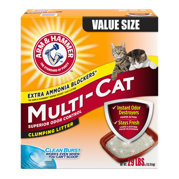 Arm & Hammer Multicat Clumping Litter 29 lb