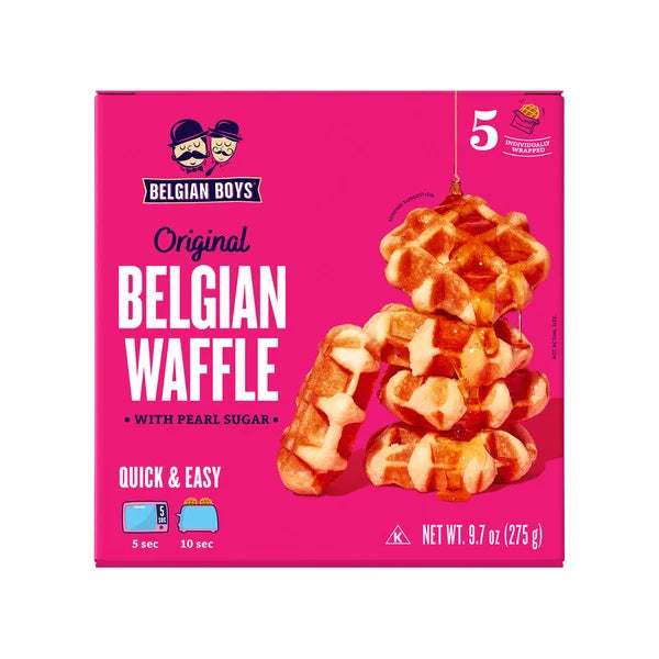 Belgian Boys Refrigerated Original Belgian Waffle 5 ct