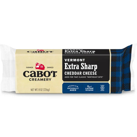 Cabot Bar Extra Sharp Cheddar Cheese 8 oz