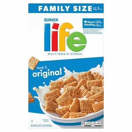 Quaker Cereal Life Family Size