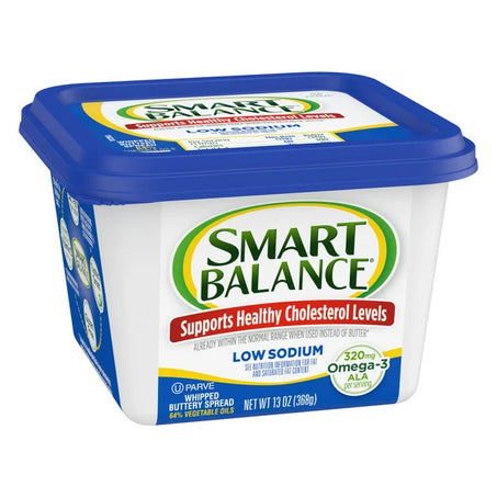 Smart Balance Low Sodium Whipped Buttery Spread, Butter Alternative 13 oz