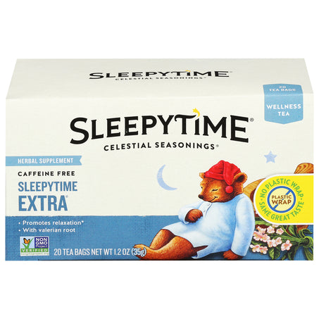 Celestial Seasonings Wellness Tea, Caffeine Free, Tea Bags 20 ct