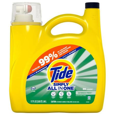 Tide Simply Liquid Laundry Detergent, Daybreak Fresh 117 fl oz
