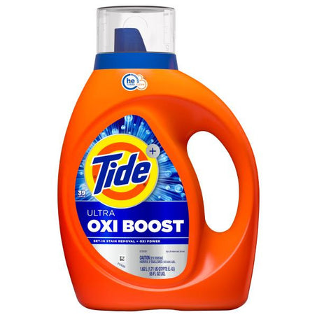 Tide Ultra Oxi Boost Liquid Laundry Detergent 55 fl oz