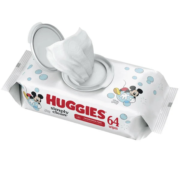 Huggies Simply Clean Unscented Baby Wipes