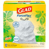 Glad ForceFlex Kitchen Drawstring Trash Bags 110 ct
