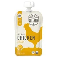 Serenity Kids Free Range Chicken with Organic Peas & Carrots