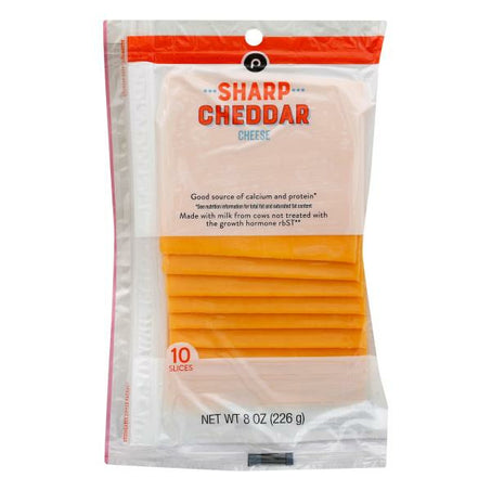 Publix Cheese, Cheddar, Sharp 10 each