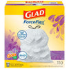 Glad ForceFlex Kitchen Drawstring Trash Bags 110 ct