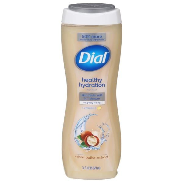 Dial Body Wash, Healthy Hydration, Shea Butter Extract plus Vitamin E 16 fl oz