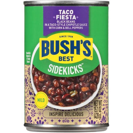 Bush's Best Sidekicks Taco Fiesta Black Beans 15.1 oz