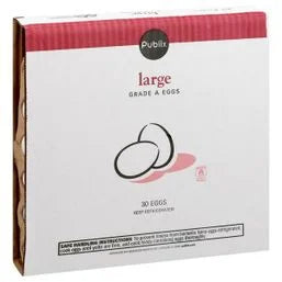 Publix Eggs, Large 30 ct