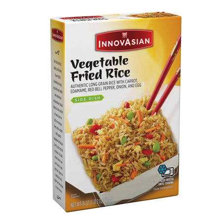 InnovAsian Vegetable Fried Rice, Frozen Side Dish 18 oz