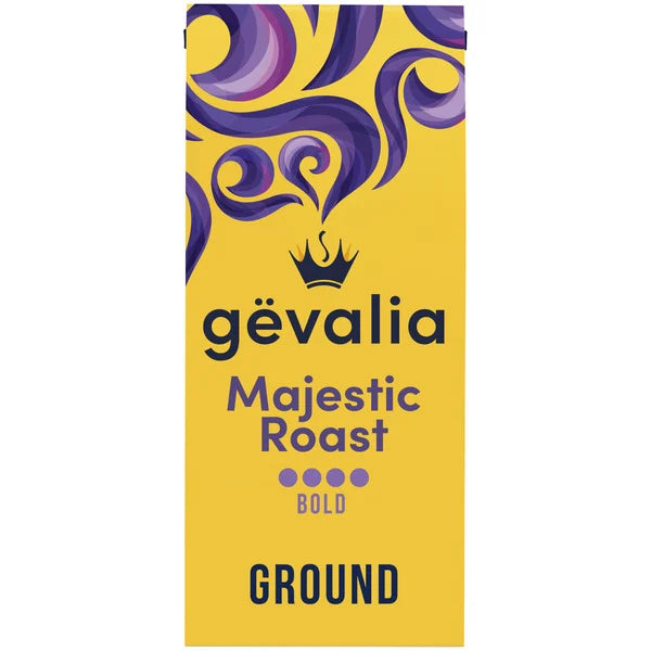 Gevalia Majestic Roast Bold Dark Roast Ground Coffee 12 oz