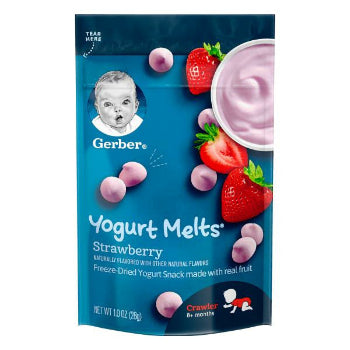 Gerber Baby Snacks Yogurt Melts Strawberry