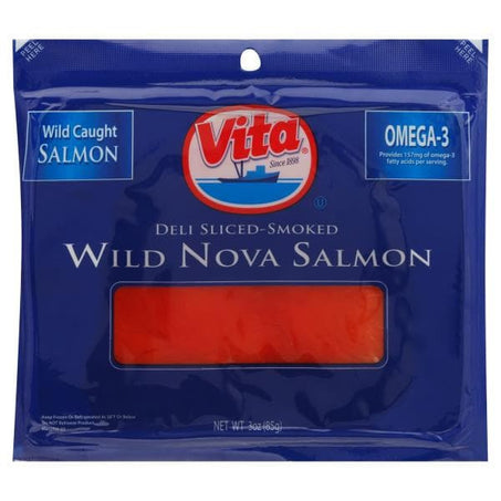 Vita Wild Nova Salmon Sliced-Smoked 3 oz