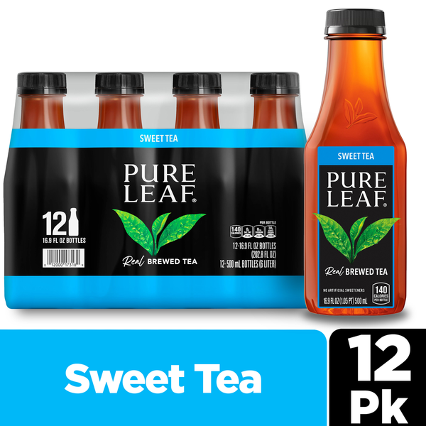 Pure Leaf Real Brewed Tea Sweet Tea • 12 x 16.9 fl oz