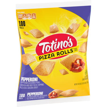 Totino's Pizza Rolls Pepperoni Flavored Frozen Snacks 48.8 oz