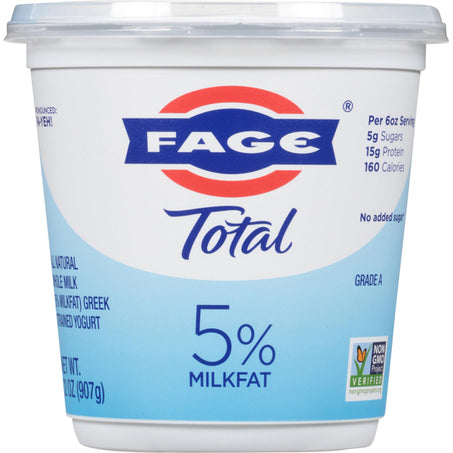FAGE Total 5% Milkfat Greek Strained Yogurt 32 oz