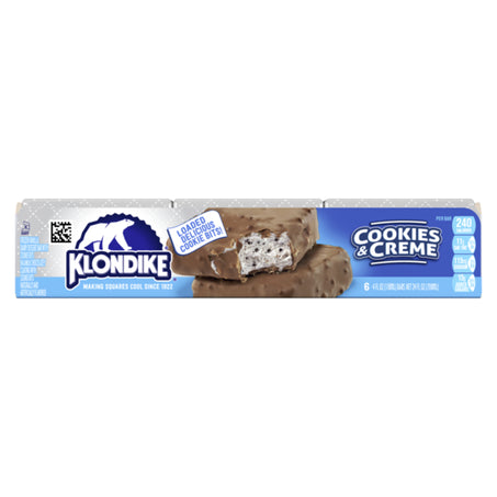 Klondike Frozen Dairy Dessert Bars Cookies & Creme