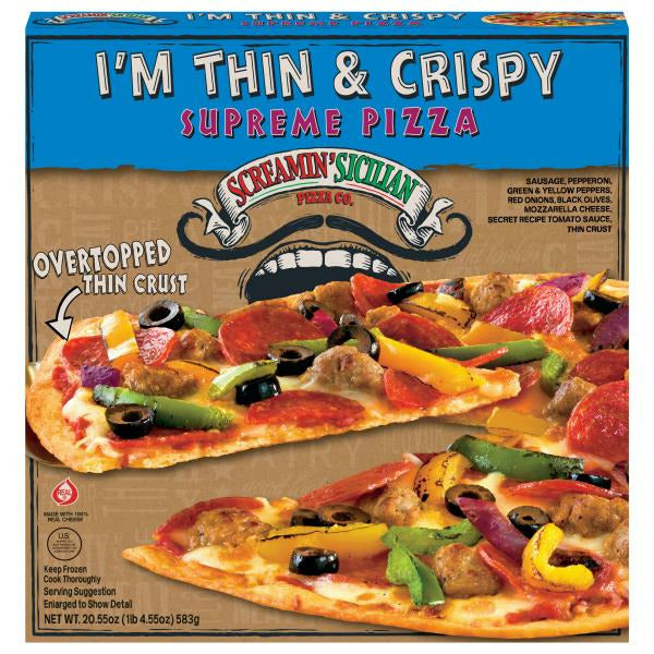 Screamin' Sicilian Pizza, Supreme, I'm Thin & Crispy