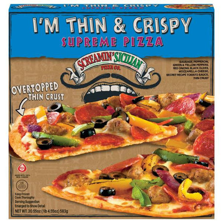 Screamin' Sicilian Pizza, Supreme, I'm Thin & Crispy