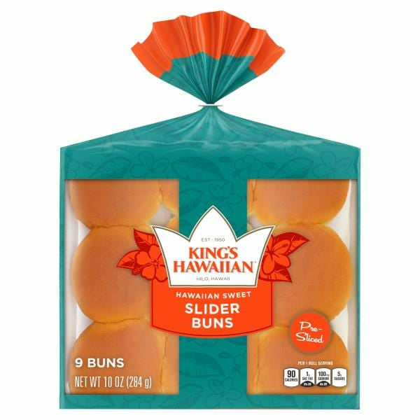 King's Hawaiian Original Hawaiian Sweet Pre-Sliced Slider Buns 9PK