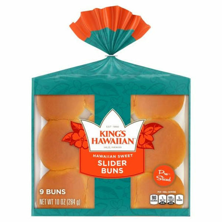 King's Hawaiian Original Hawaiian Sweet Pre-Sliced Slider Buns 9PK