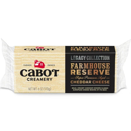 Cabot Legacy Collection Farmhouse Reserve White Cheddar Cheese 6 oz