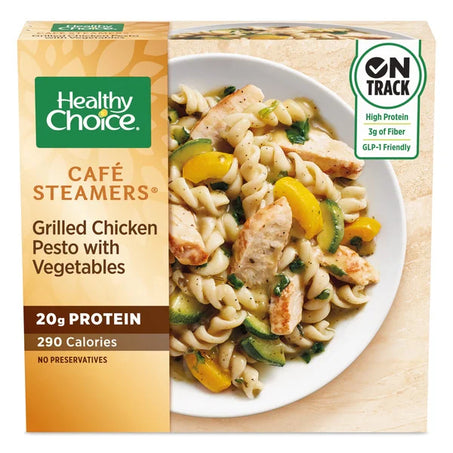 Healthy Choice Café Steamers Grilled Chicken Pesto With Vegetables