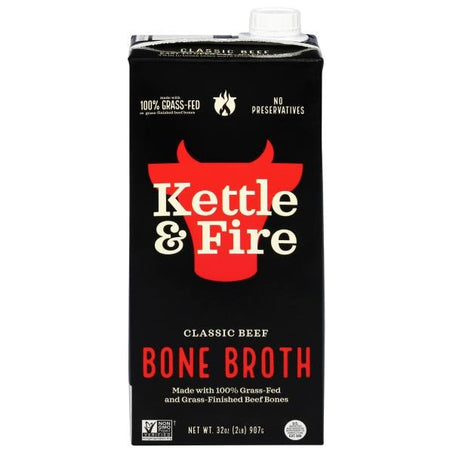 Kettle & Fire Bone Broth, Classic Beef 32 oz