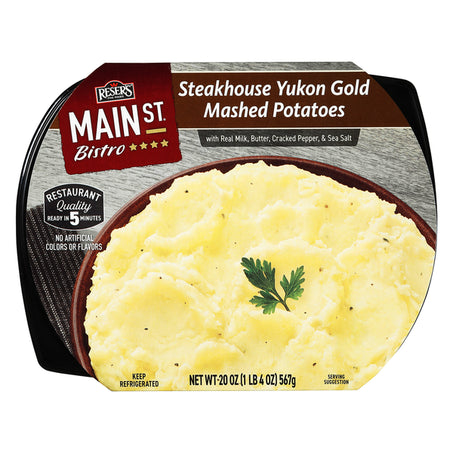 Reser’s Main St Bistro Mashed Potatoes, Steakhouse Yukon Gold 20 oz