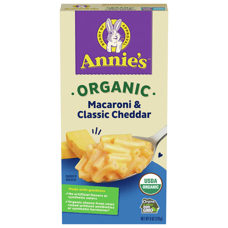 Annie's Organic Macaroni and Classic Cheddar