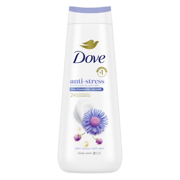 Dove Body Wash Anti-stress Blue Chamomile & Oat Milk 20 fl oz