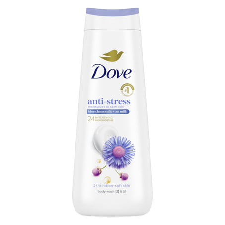 Dove Body Wash Anti-stress Blue Chamomile & Oat Milk 20 fl oz