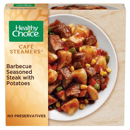 Healthy Choice Café Steamers Barbecue Seasoned Steak With Potatoes