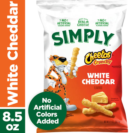 Cheetos Simply Crunchy White Cheddar Cheese Flavored Snacks