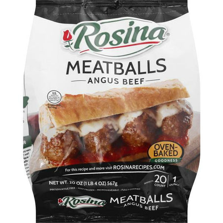 Rosina Meatballs, Angus Beef 18 oz