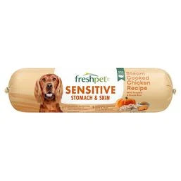 Freshpet Dog Food, Steam Cooked Chicken Recipe, Sensitive Stomach & Skin