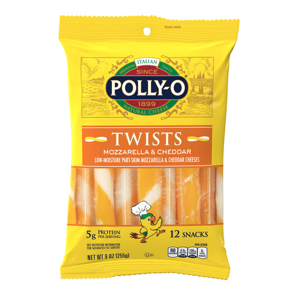 Polly-O Twist Mozzarella Cheddar Sticks 9 oz